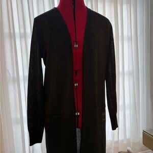 Armani Exchange Black and glitter Cardigan